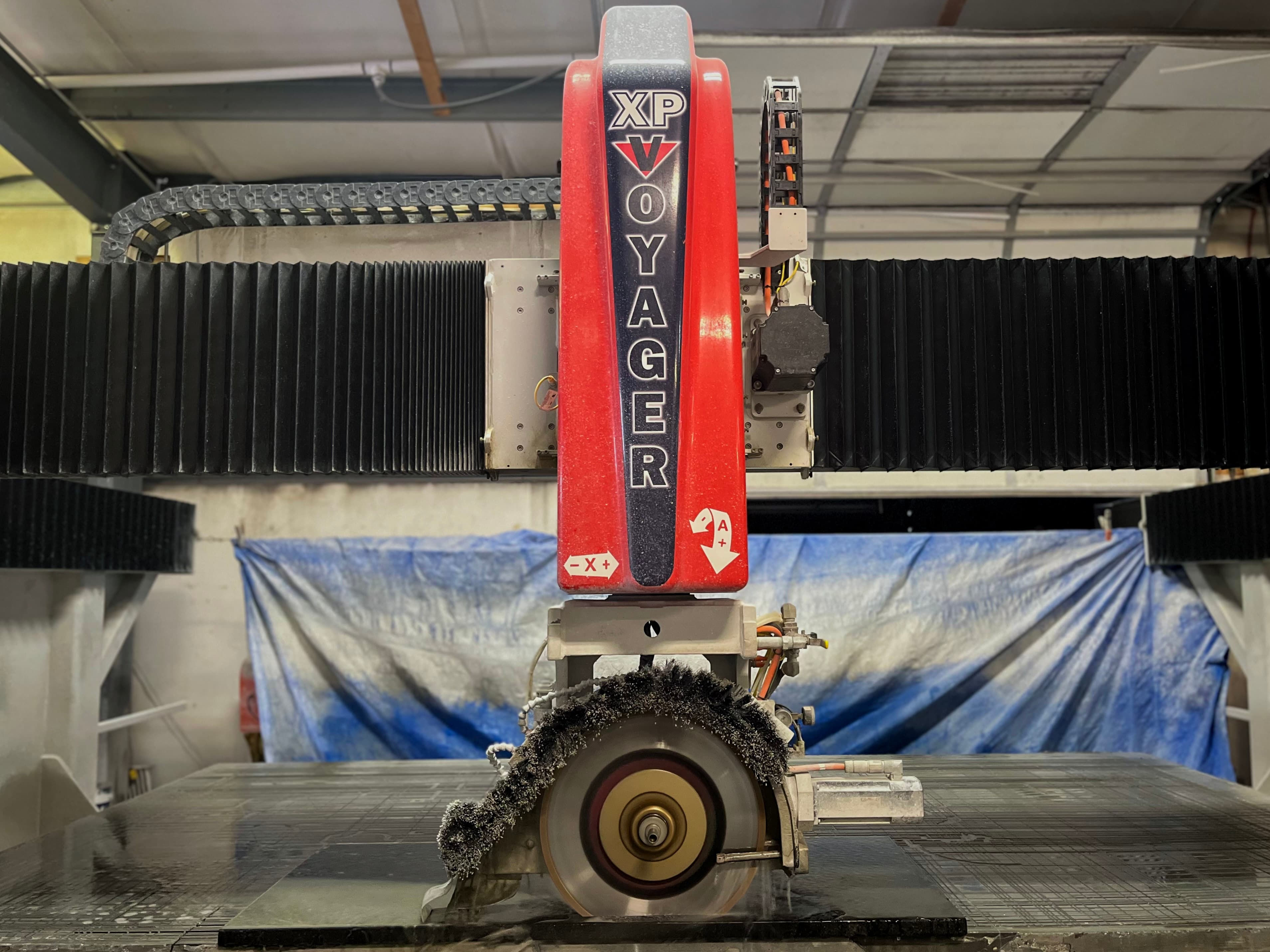 Park Industries VOYAGER XP 5-Axis CNC Saw in our shop