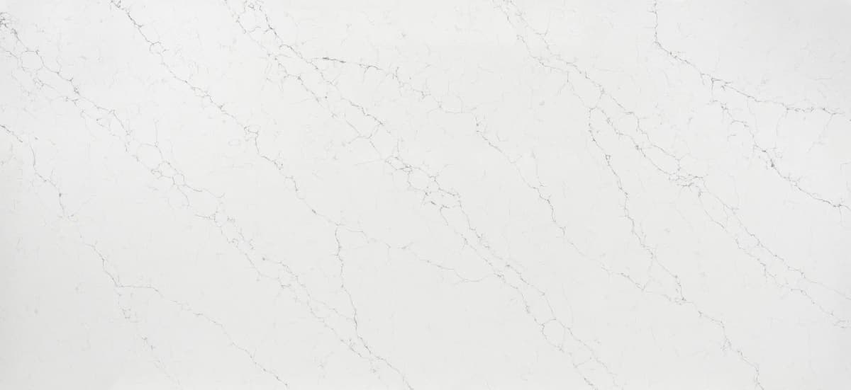 A delicate combination of soft grey veining against a cloudy white background.